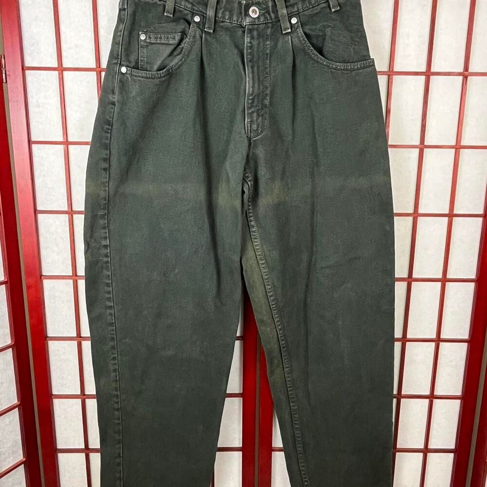 Levi-s Men's Green and Grey Jeans